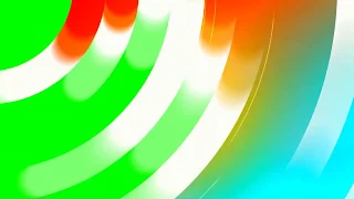 Rainbow Transition // Green Screen Animation