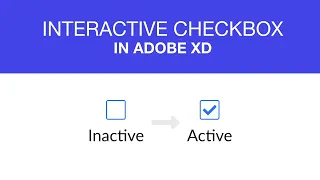 How to create an interative checkbox in Adobe XD using components