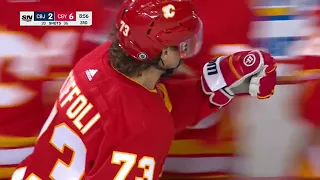 Tyler Toffoli 1st Goal As A Calgary Flame vs Columbus Blue Jackets | February 15 2022