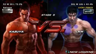 Tekken 6 PSP - Kazuya Mishima Playthrough