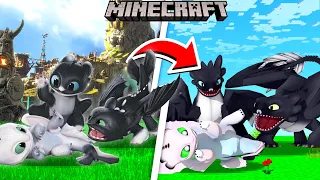 Minecraft BUT... We get new NIGHTFURY BABIES...