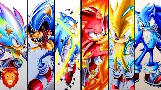 TOP 10 TRANSFORMACIONES MAS PODEROSAS DE SONIC | TOP DIVERTIDO SONIC ESPAÑOL 2019 LEON PICARON