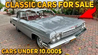 20 Unbelievable Classic Cars Under $10,000 Available on Facebook Marketplace! Fantastic Bargain Cars
