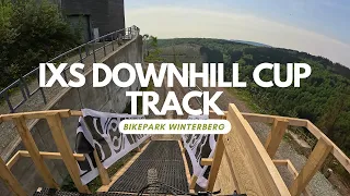 IXS Downhill Cup Strecke Schwarz Bikepark Winterberg 2023 full run RAW