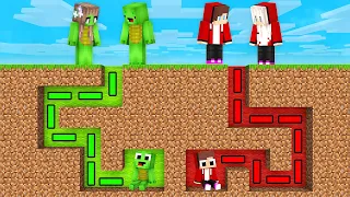 JJ and Mikey Found KIDS MAZE Challenge - Maizen Parody Video in Minecraft