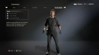 Uncharted 4: A Thief's End - Nathan Drake All Outfits & Customizations