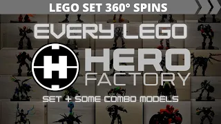 Every HERO FACTORY Set Ever, 360° Spin Product Showcase