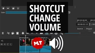 Shotcut Sound Volume | Make Audio Louder and Quieter Tutorial