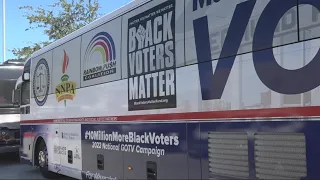 Black Voters Matter's bus arrives in Jacksonville ahead of midterms