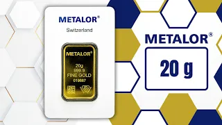 Metalor Stamped 20g Gold Bar