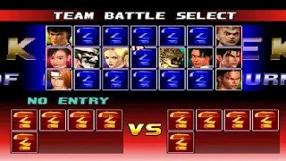 TEKKEN 3 | TEAM BATTLE MODE | 6 PLAYERS | WONDERFUL GAME😱😱😱