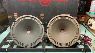 Rft Körting 8“ fieldcoil speakers