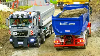 INSANE RC MODEL MIX!! RC TRUCKS, RC MACHINES, RC CONSTRUCTION SITE, RC EXCAVATORS