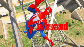 GTA 5 Epic Wasted Spider-Man Jumps/Fails Ep.115 (Spider-Man Fails, Funny Moments)