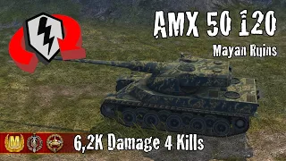 AMX 50 120  |  6,2K Damage 4 Kills  |  WoT Blitz Replays