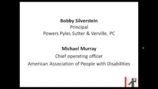 Workforce Development for People with Disabilities: Hiring, Retention and Re-entry