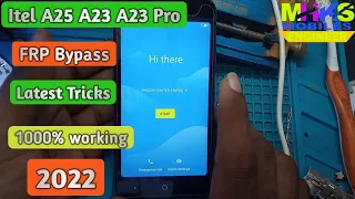 Itel A25 (L5002) FRP Bypass Latest 2022 || Itel  A23 A23 pro A25 FRP Bypass