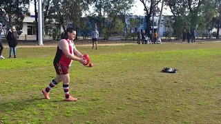 fox footy longest kick tryout