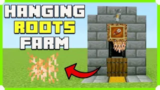 Hanging Roots Farm In Minecraft Bedrock Edition (MCPE/Xbox/PS4/Switch/Windows10)