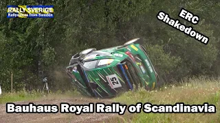 Royal Rally of Scandinavia | Shakedown | 2023 | ERC | Rally | Action | Crash | Rally Sverige |