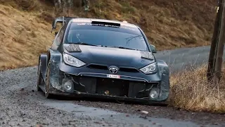 Test Sébastien Ogier | Pré WRC Rally Monte-Carlo 2024 Toyota Yaris GR Rally1 | Full HD