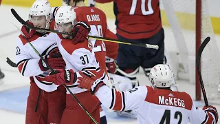 Game 1 loss puts damper on Svechnikov's two goals