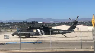 VCFD UH-60 Black Hawk full engine start up and take off