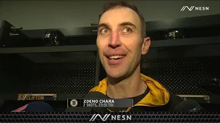 Zdeno Chara on Saturday's Pregame Ceremony For His 1,500th Game