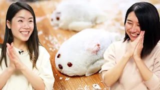 I Try Making Cute Seal Mochi For Rie • Tasty