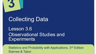 Prob/Stat - Unit 4 - 3.5-3.6 - Sampling, Surveys, and Experiments