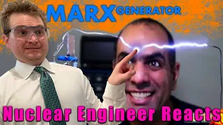 500,000 VOLT ARC with Marx Generator! - Nuclear Engineer Reacts to ElectroBOOM