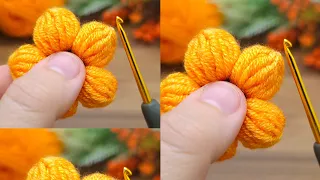 100 0''.*New and wonderfulll* filled crochet flower Beauty. ... Let's Wach How to Make #Crochet
