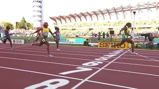 Shericka jackson win 200m finals in 21.45s | 2022