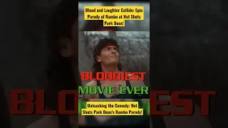 Hilarious Rambo Parody: Hot Shots Park Deux's Bloodiest Adventure!🤣😁#shorts #hotshots #movies #film