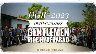 THE DISTINGUISHED GENTLEMEN'S RIDE 2023 #HYDERABAD #DGR2023