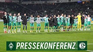 SV Werder Bremen – FC Schalke 04 2:1| Pressekonferenz | SV Werder Bremen