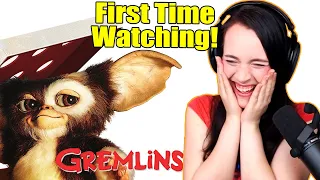 First Time Watching Gremlins! (MOVIE REACTION) - bunnytails