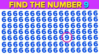 Find the odd Letter - Number | Spot the difference easy | Emoji Quiz Lion