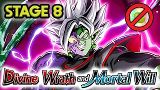 STAGE 8 DIVINE WRATH & MORTAL WILL VS FUSION ZAMASU (NO ITEMS) Dragon Ball Z Dokkan Battle