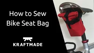 How to Sew Bike Seat Bag - Kraftmade