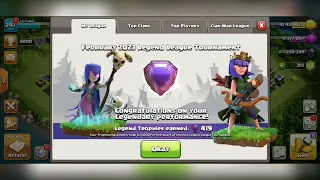 LEGEND LEAGUE END OF SEASON REWARDS | 2023 | @hyderabadiclans2763 #coc #clashofclans #gaming #live