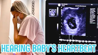 6 & 7 WEEK ULTRASOUND | Hearing Baby’s Heartbeat