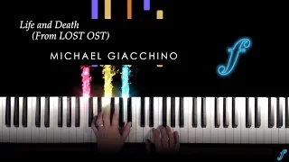 Piano tutorial: Life and Death (Lost OST) - M. Giacchino - 50% speed