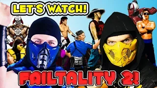 Scorpion & Sub-Zero REACT to Mortal Kombat FAILtality 2 | MKX REACTION PARODY!