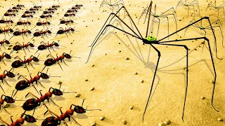 Huge ANT ARMY Defends NEW MAP From a SPIDER INVASION in this Empires of the Undergrowth Update!