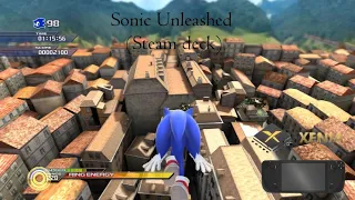 (Steam deck) Sonic Unleashed Rooftop Run Xenia canary 40 fps