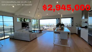Inside a Modern Contemporary Luxury Home for Sale with Ocean Coastline Views at 5541 Diversey Dr