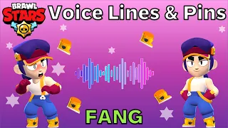 Brawl Stars - FANG voice lines & Pins