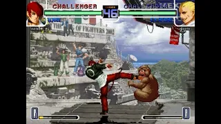 The King of Fighters 2002 (PS2 Hack Rom) Orochi Iori and Geese Bug