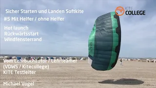 Sicher Starten & Landen Hot launch #5 Softkite #Flysurfer für Einsteiger und Fortgeschrittene